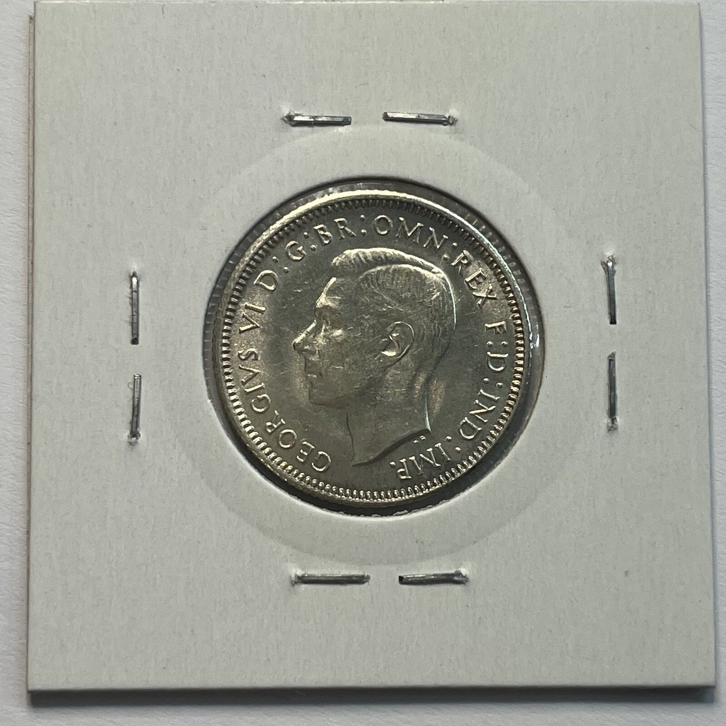 1943 s Shilling Coin - Choice Uncirculated - George VI Silver Predecimal
