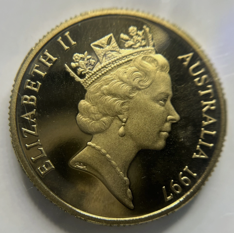 1997 One Dollar $1 Coin - Charles Kingsford - Elizabeth II Ex Proof Set