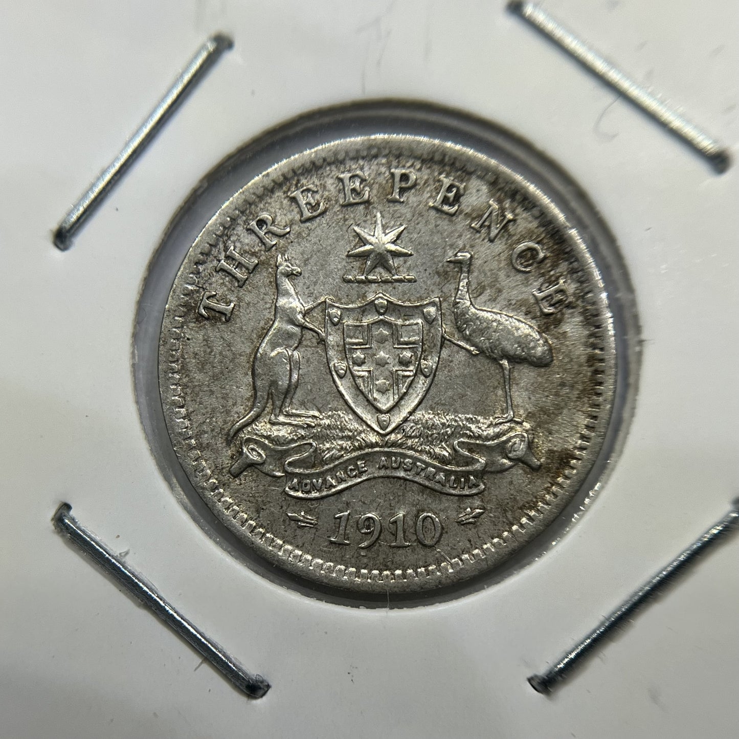 1910 Threepence Coin - Extremely Fine or Better - Silver Predecimal Edward VII