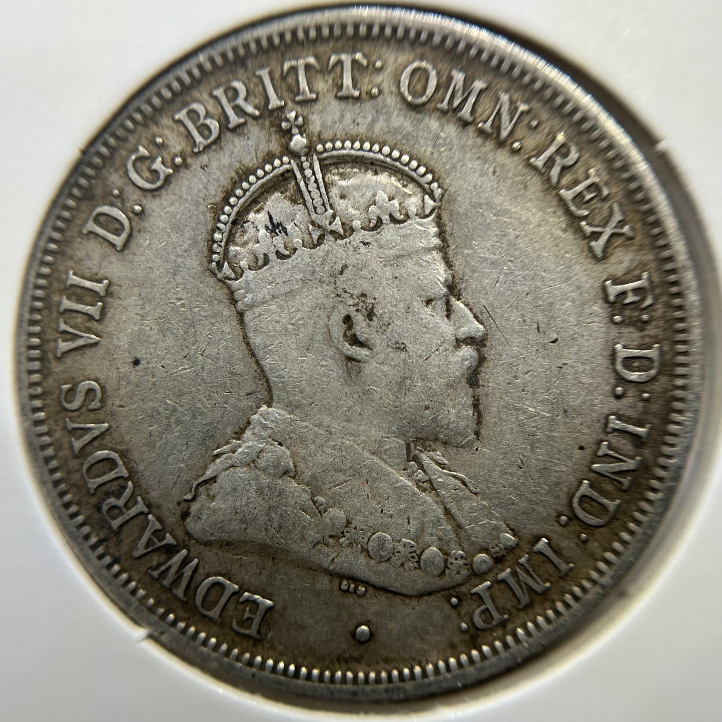1910 Florin Coin - Very Fine - CV$325 Edward VII Silver Predecimal First Year