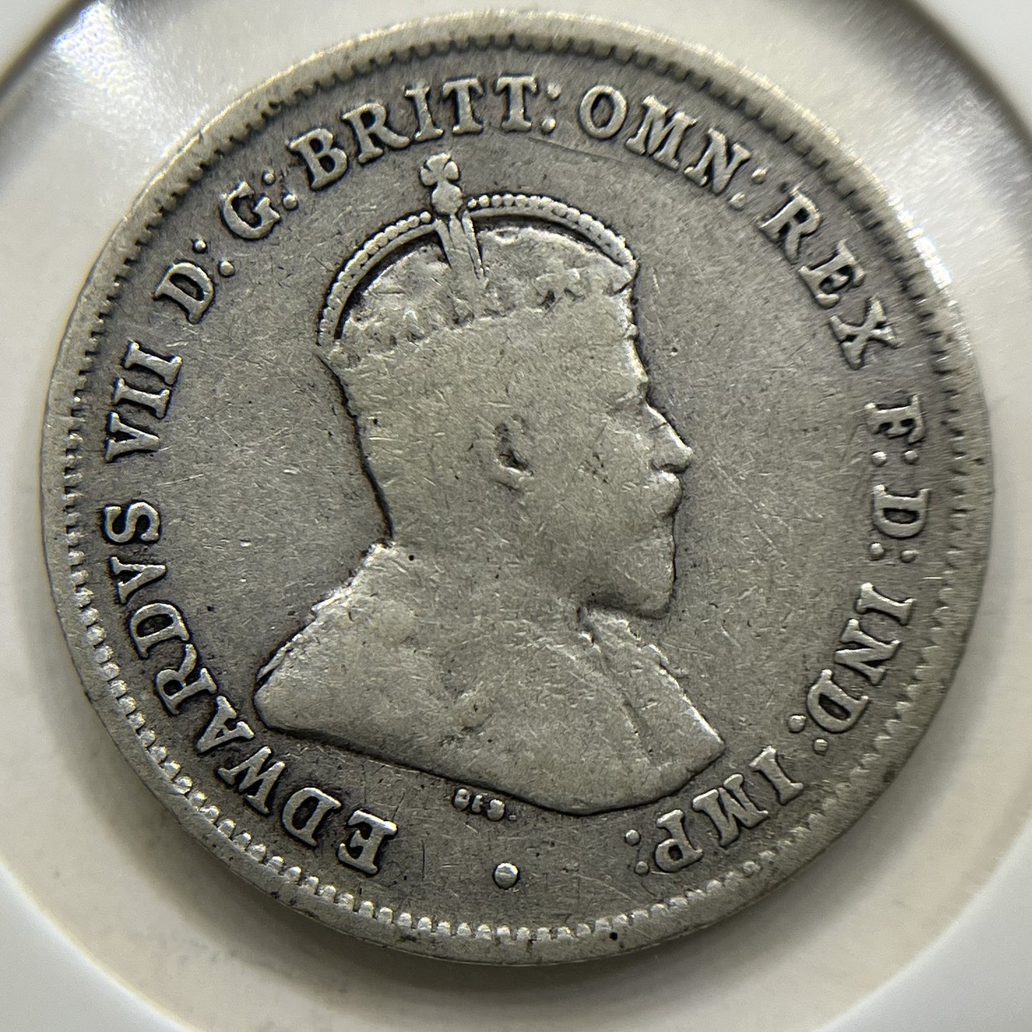 1910 Sixpence Coin - Very Fine - Silver Predecimal Edward VII