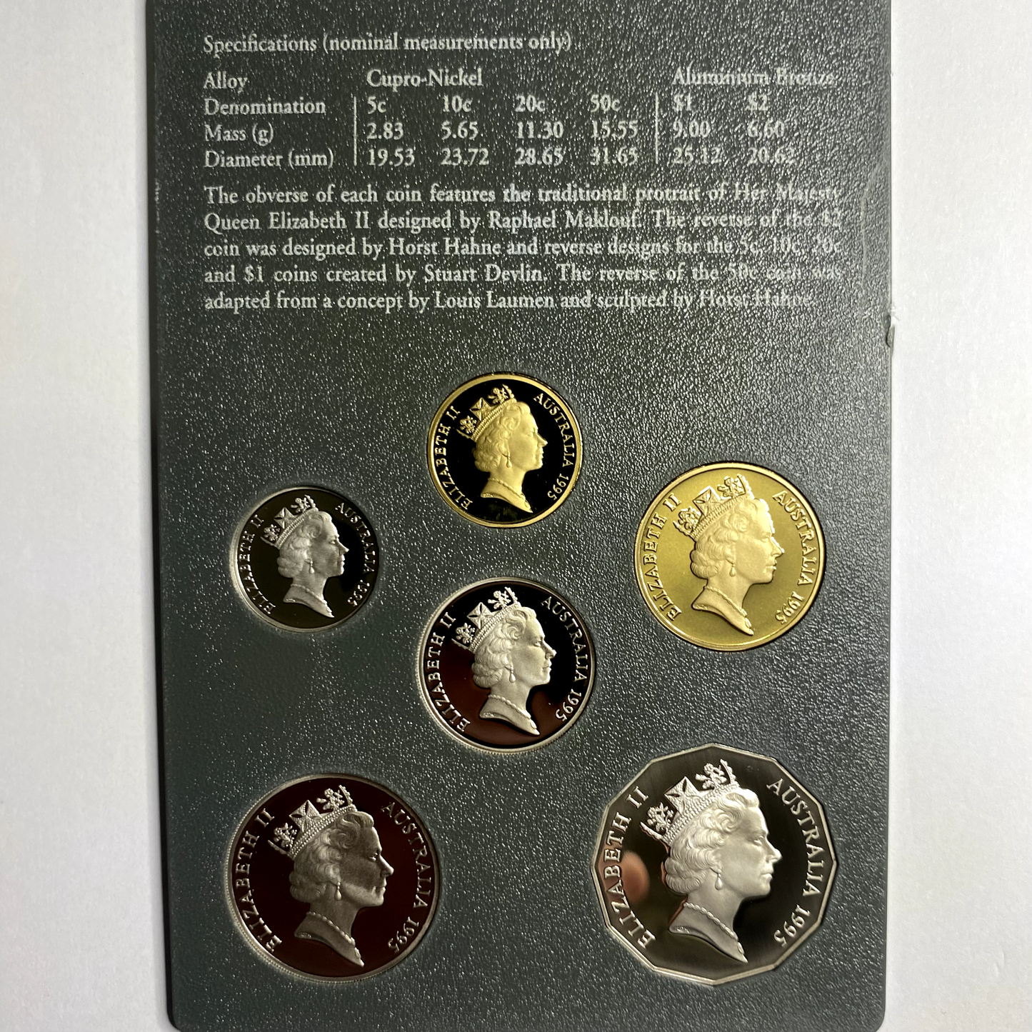 1995 Twenty 20 Cent Coin - Ex Proof Set - Elizabeth II Australia