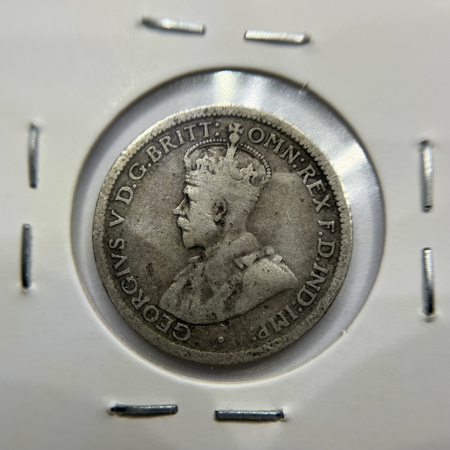 1923 Sixpence Coin - Very Good - George V Silver Predecimal Australian