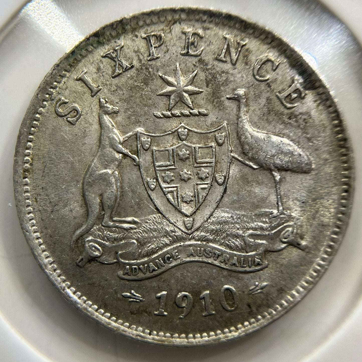 1910 Sixpence Coin - Extremely Fine - Silver Edward VII