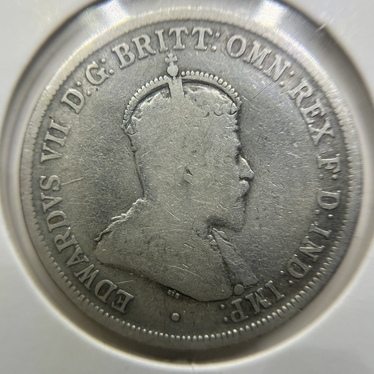 1910 Florin Coin - Very Good - Edward VII Silver Predecimal First Year