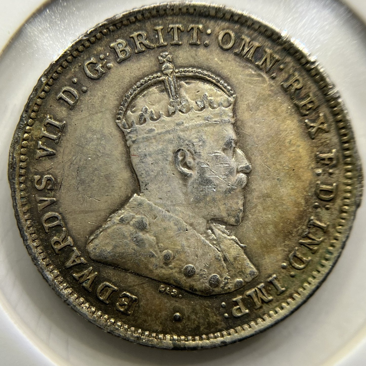 1910 Sixpence Coin - good Very Fine - Silver Edward VII