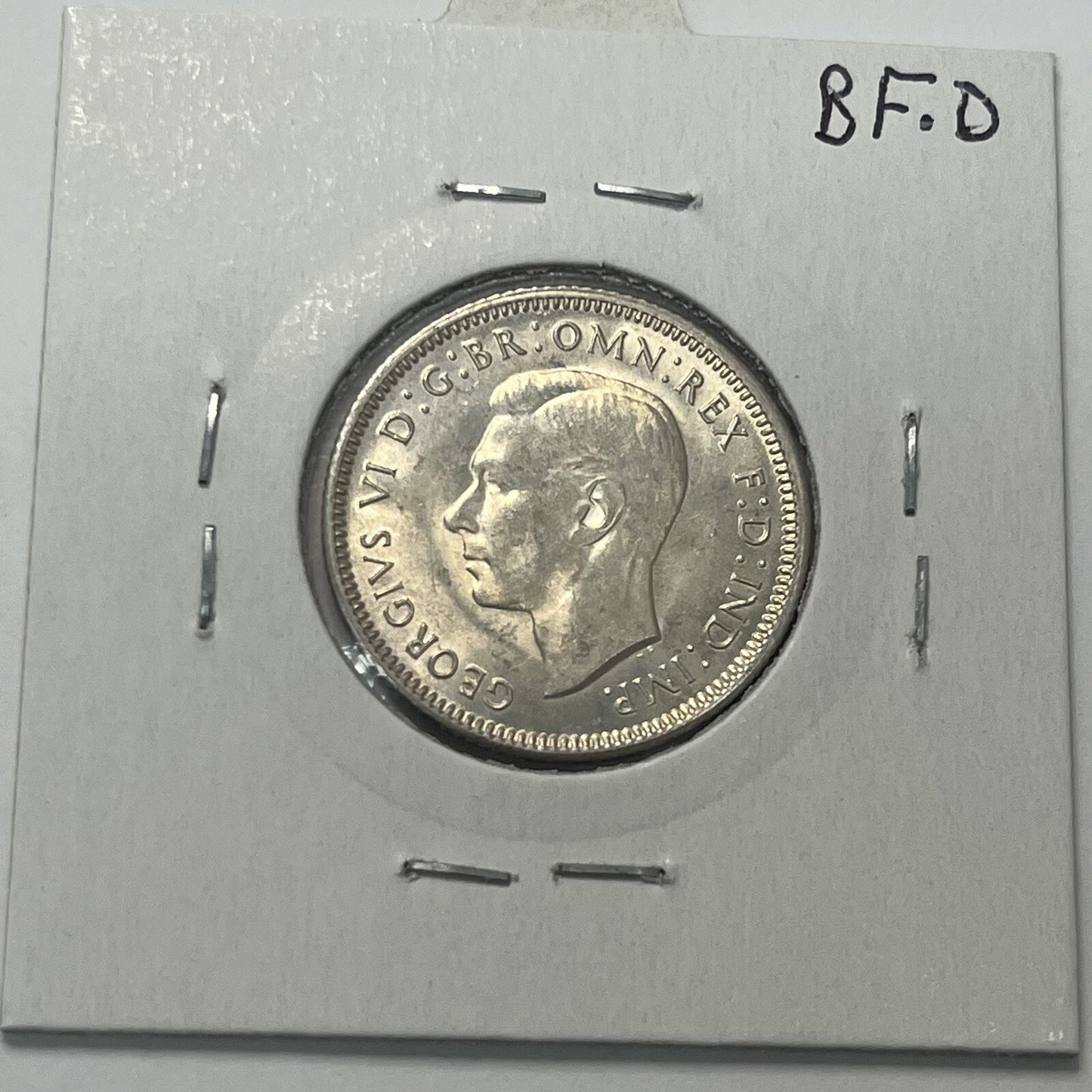 1943 s Shilling Coin - Choice Uncirculated ChUNC - Silver Predecimal George VI