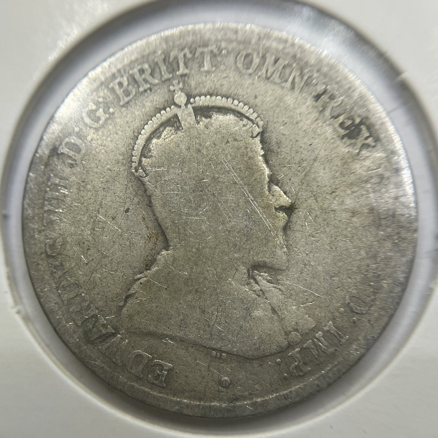 1910 Florin Coin - Good - Edward VII Silver Predecimal First Year of Issue