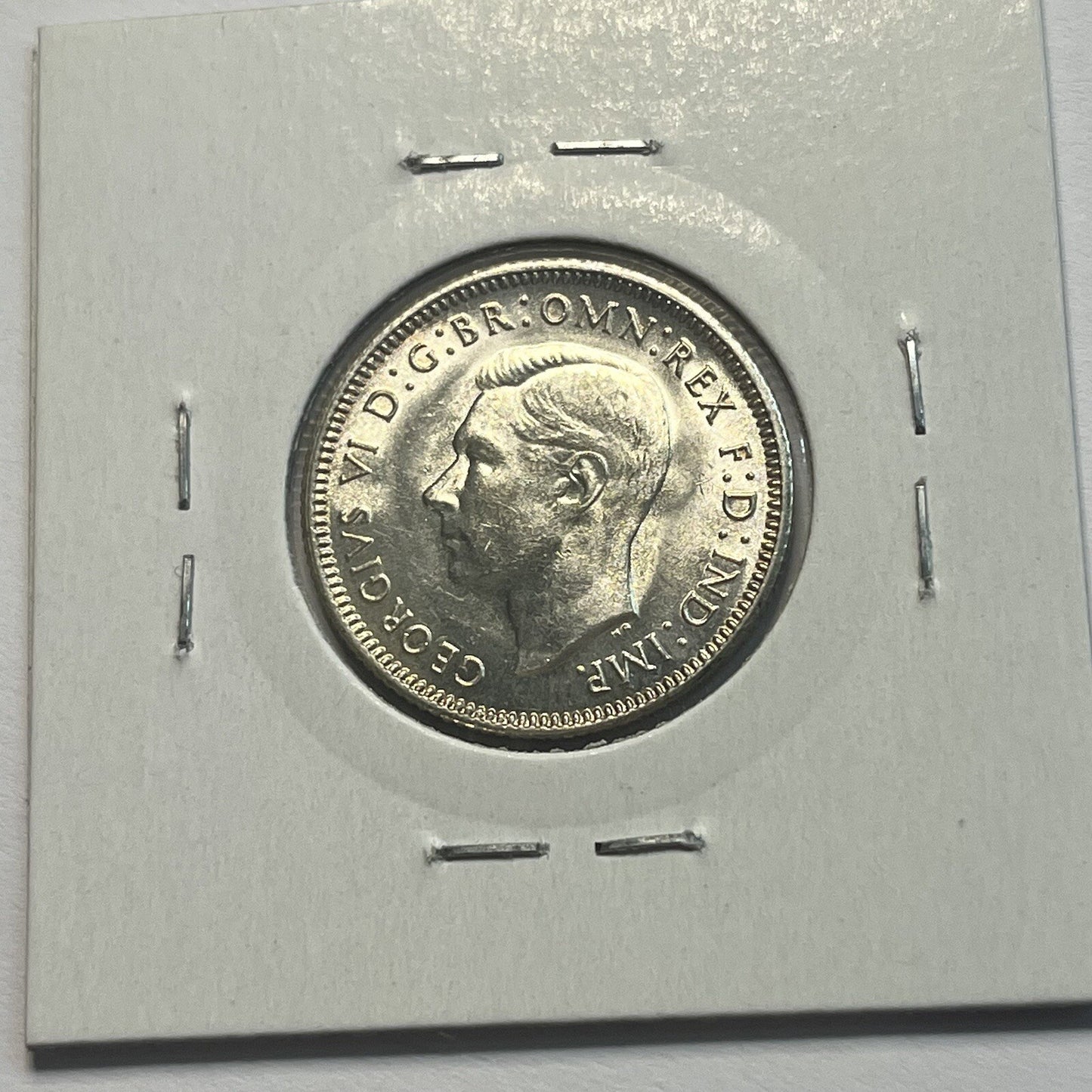 1943 s Shilling Coin - Choice Uncirculated - George VI Silver Predecimal