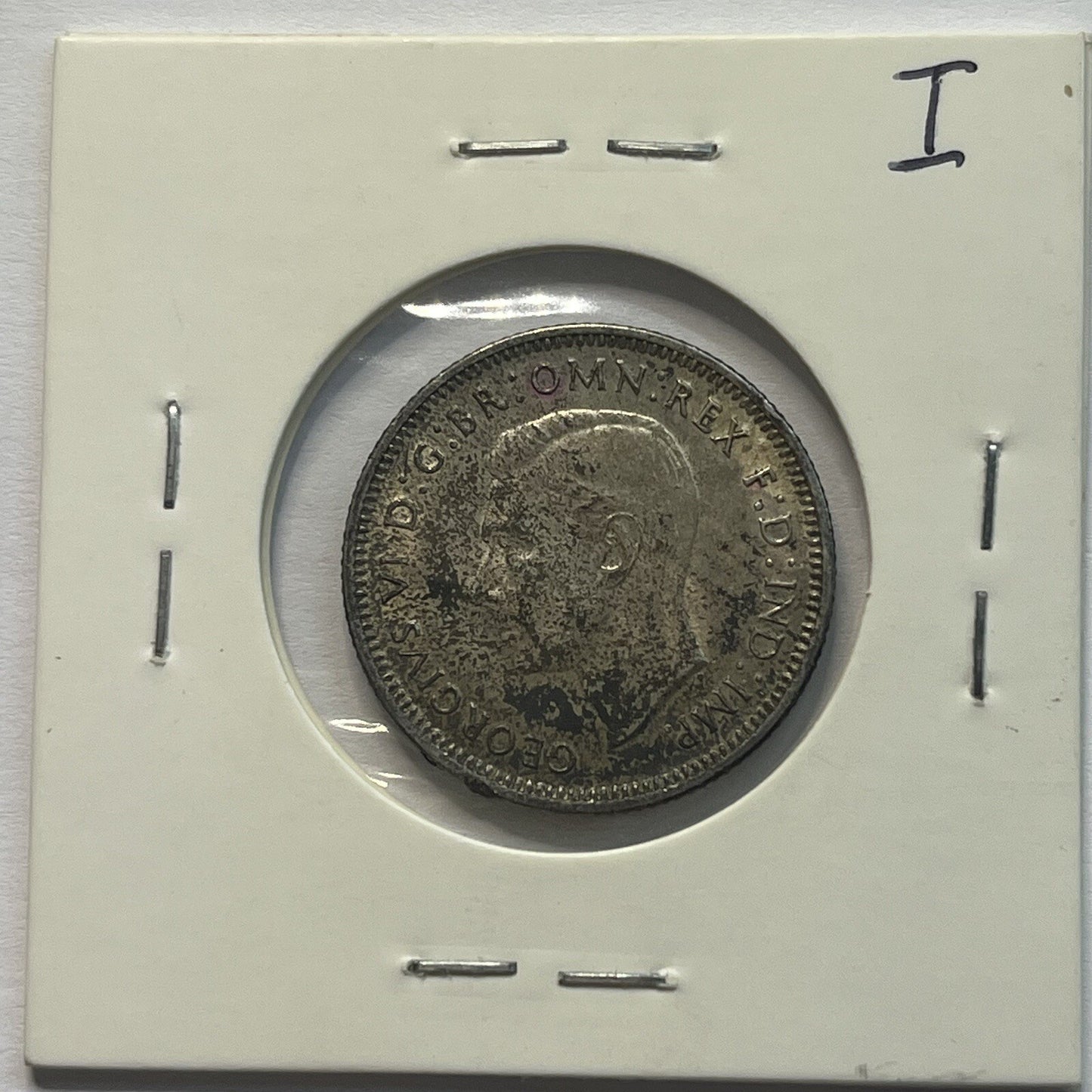 1942 s Shilling Coin - Uncirculated - George VI Silver Predecimal