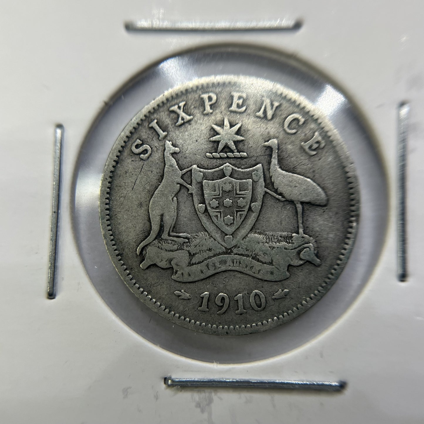 1910 Sixpence Coin - Very Fine - Edward VII Silver Predecimal