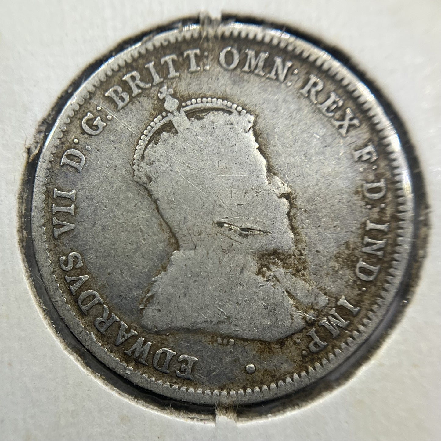 1910 Shilling Coin - Very Good - Edward VII Silver Predecimal First Year