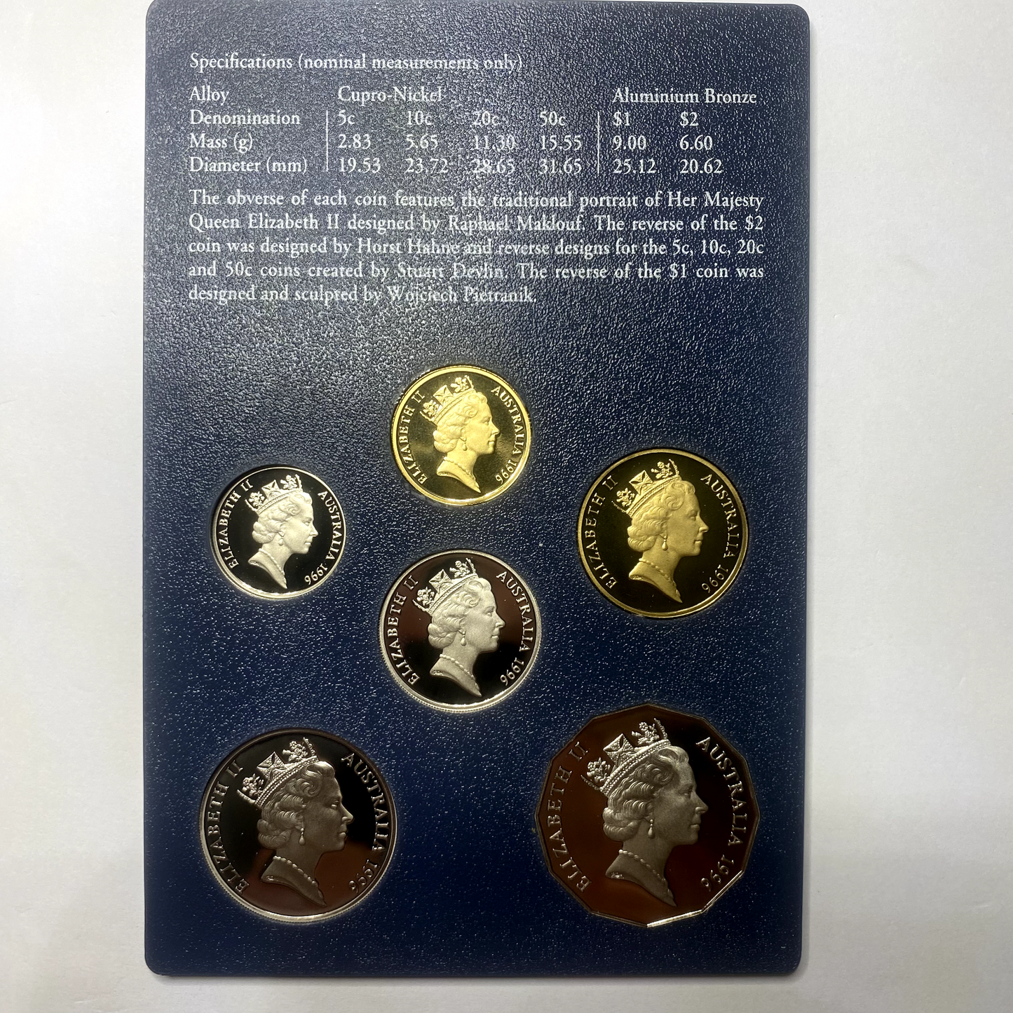 1996 Twenty 20 Cent Coin - Ex Proof Set - Elizabeth II Australia