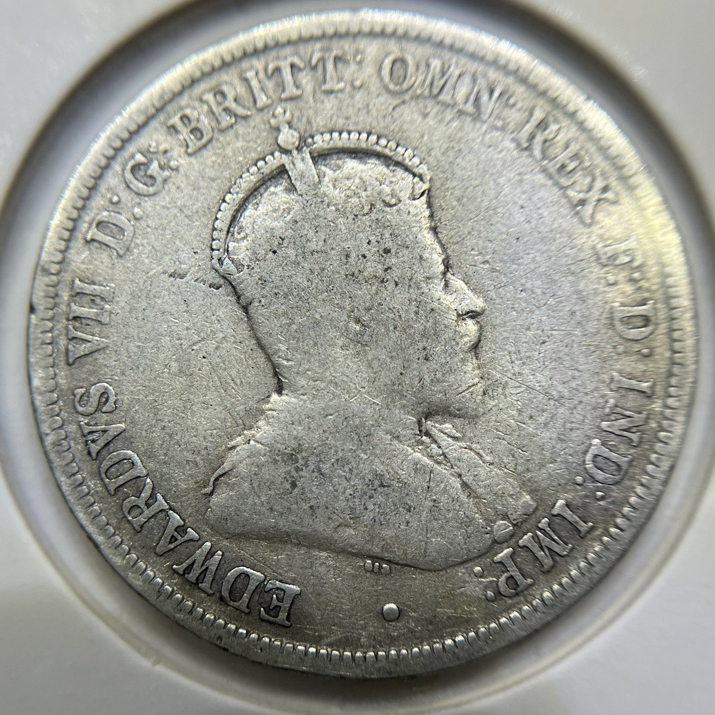 1910 Florin Coin - Very Good - Edward VII Silver Predecimal First Year
