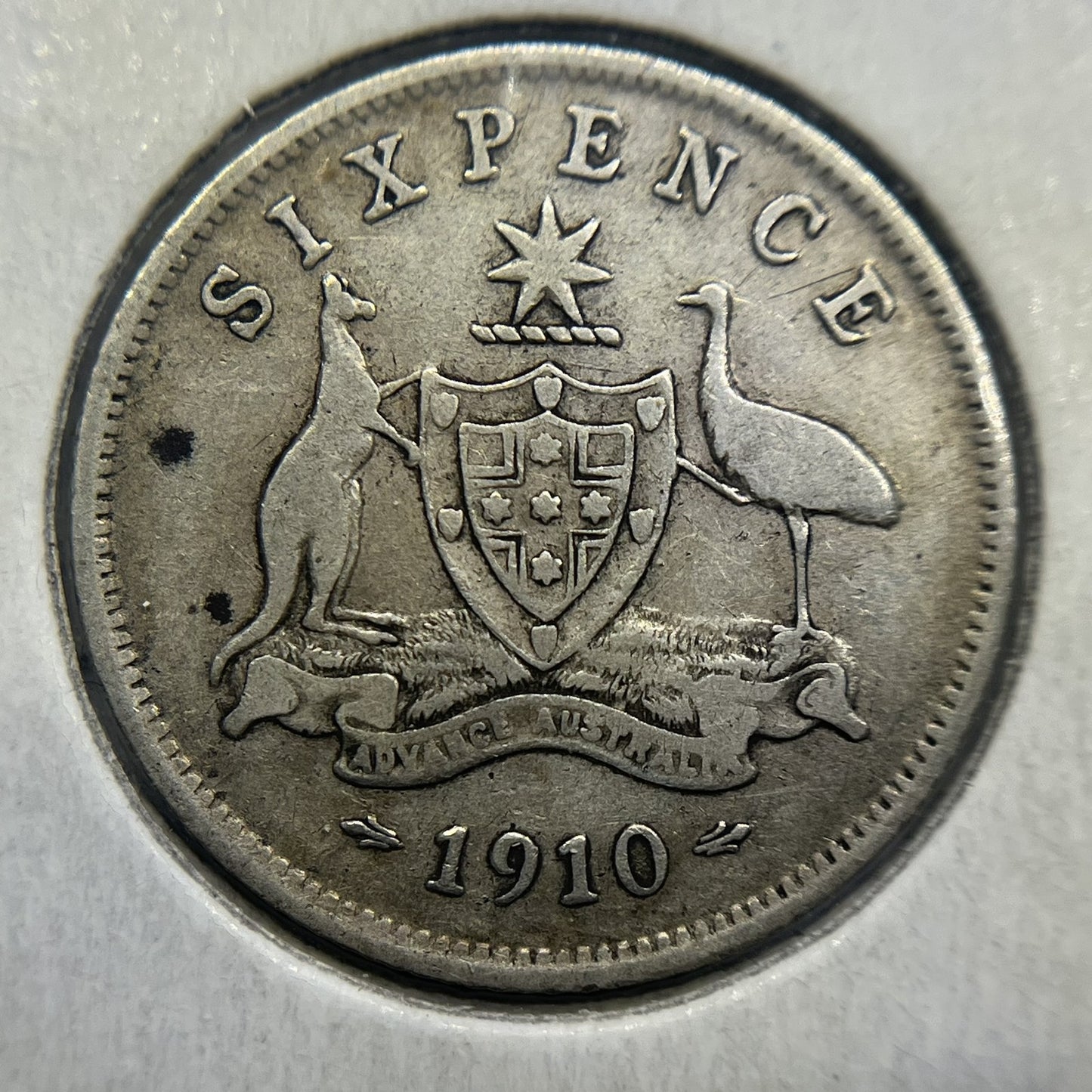 1910 Sixpence Coin - Very Fine - Edward VII Silver Predecimal