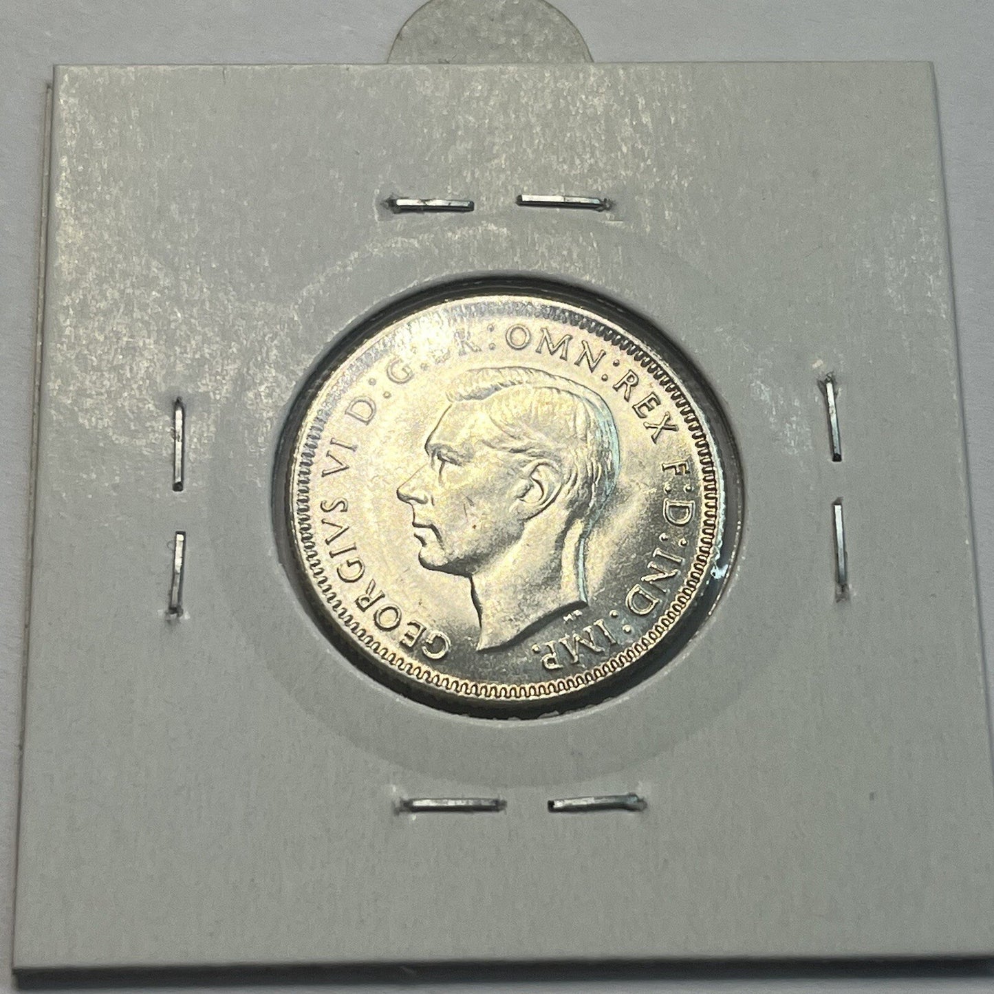 1943 s Shilling Coin - Choice Uncirculated - George VI Silver Predecimal