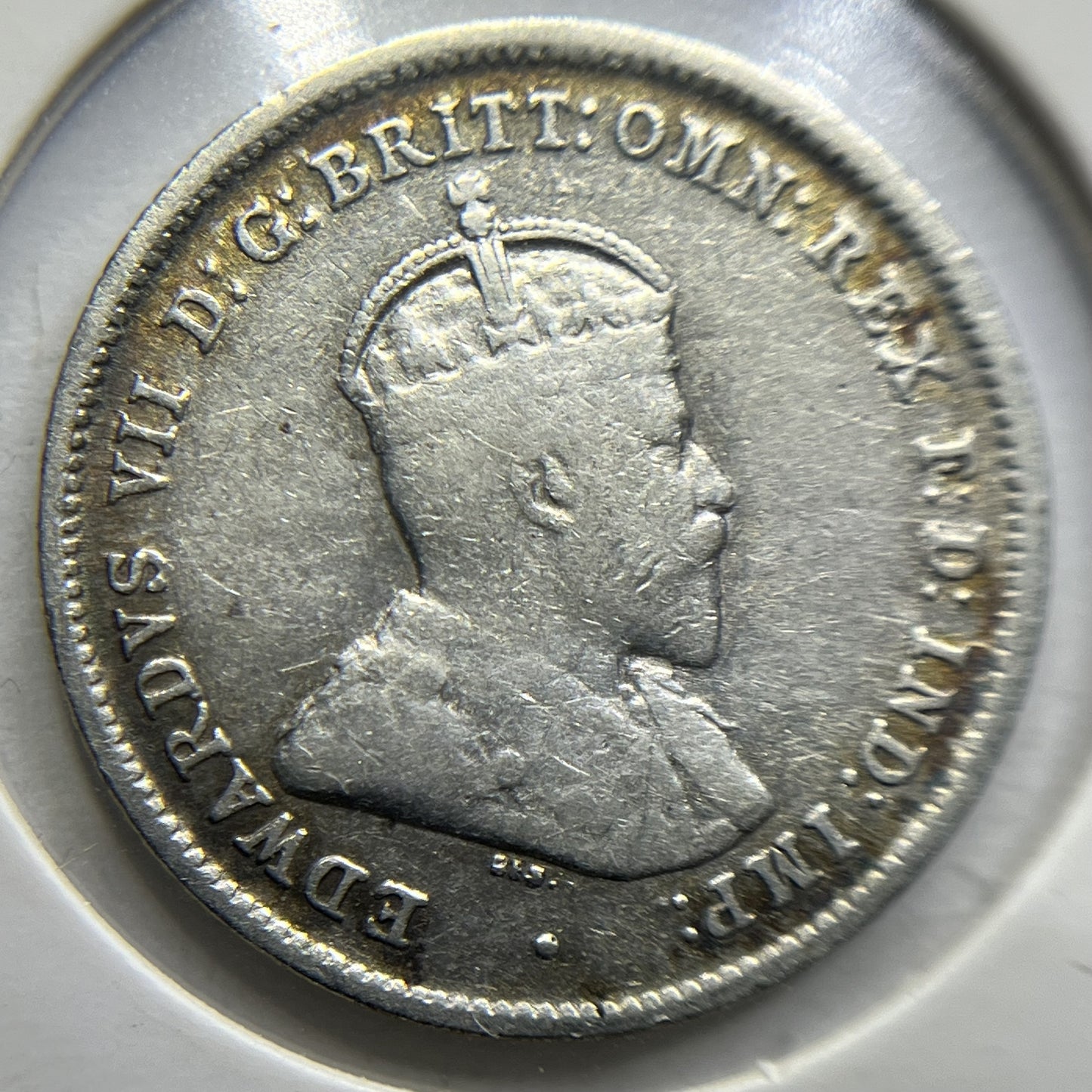 1910 Sixpence Coin - good Very Fine - Silver Predecimal Edward VII