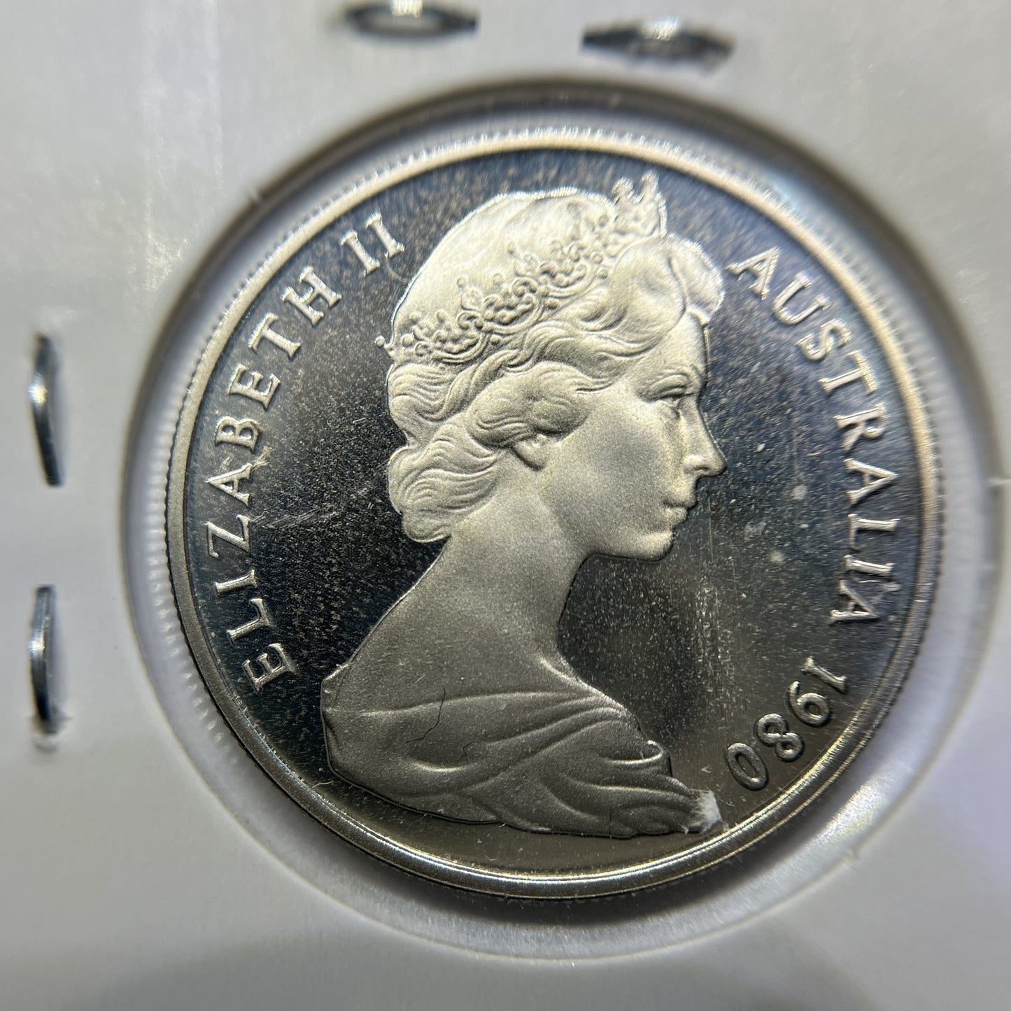 1980 Ten 10 Cent Coin - Ex Proof Set - Elizabeth II in 2x2