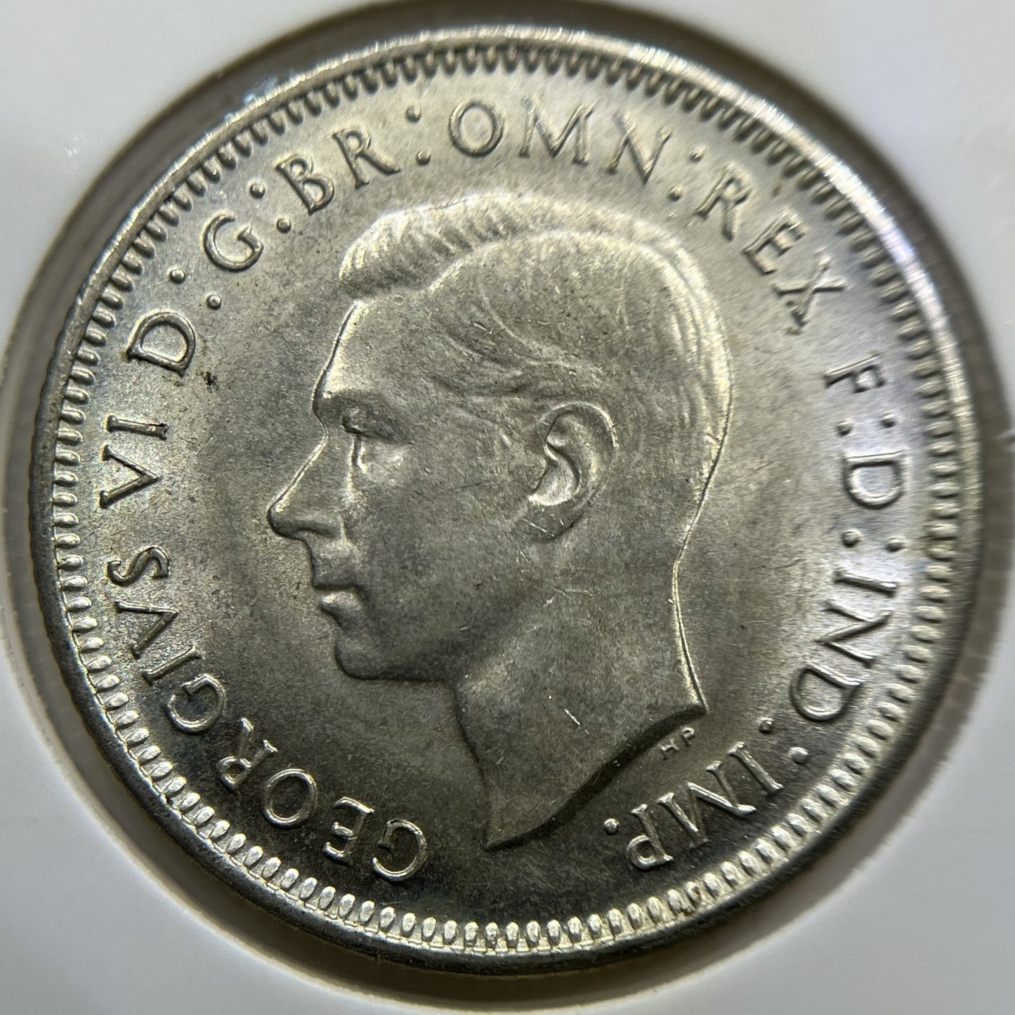 1943 s Shilling Coin - Choice Uncirculated Lustre - George V Silver