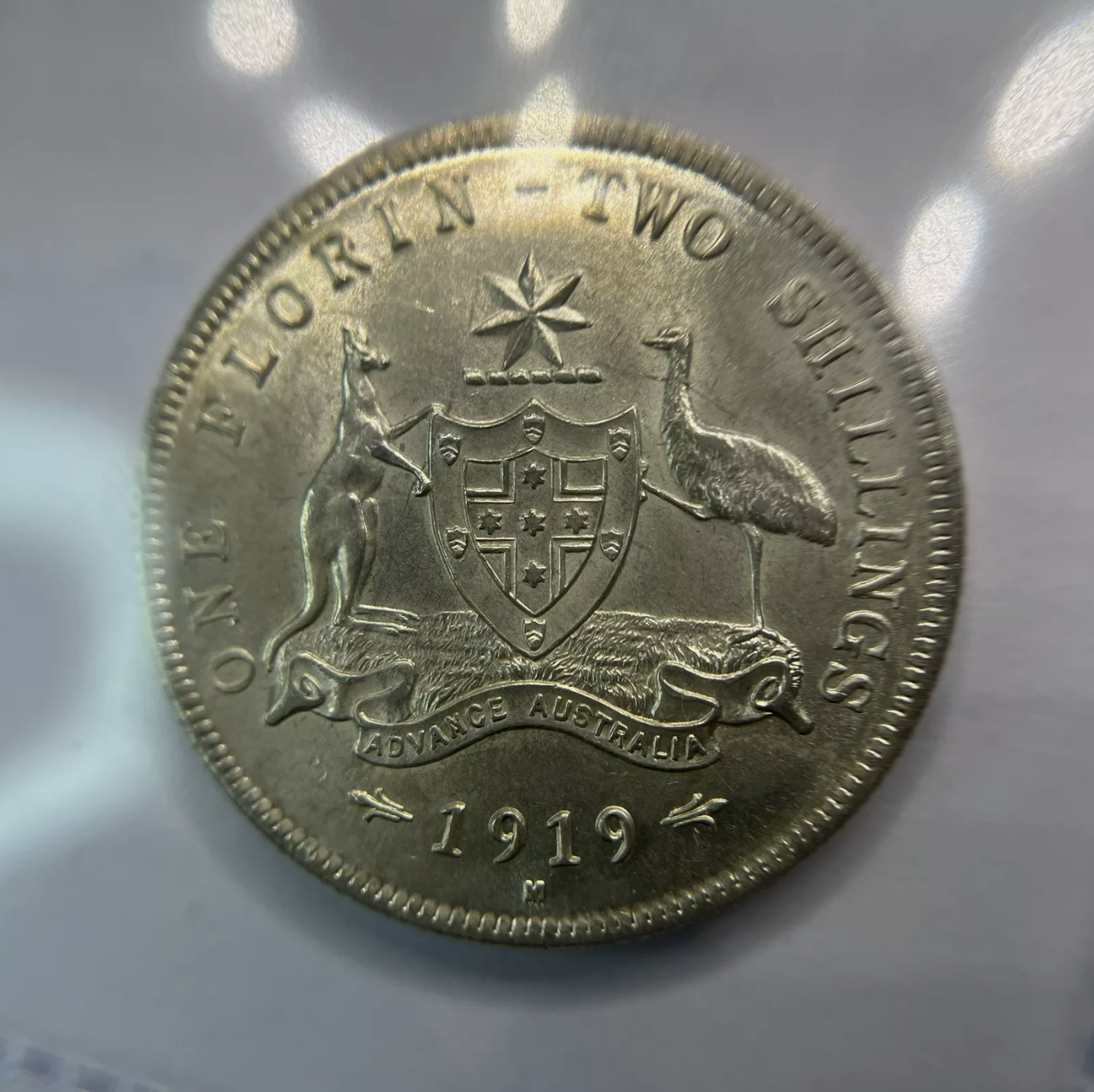 1919 Florin Coin - Choice Uncirculated Lustre
