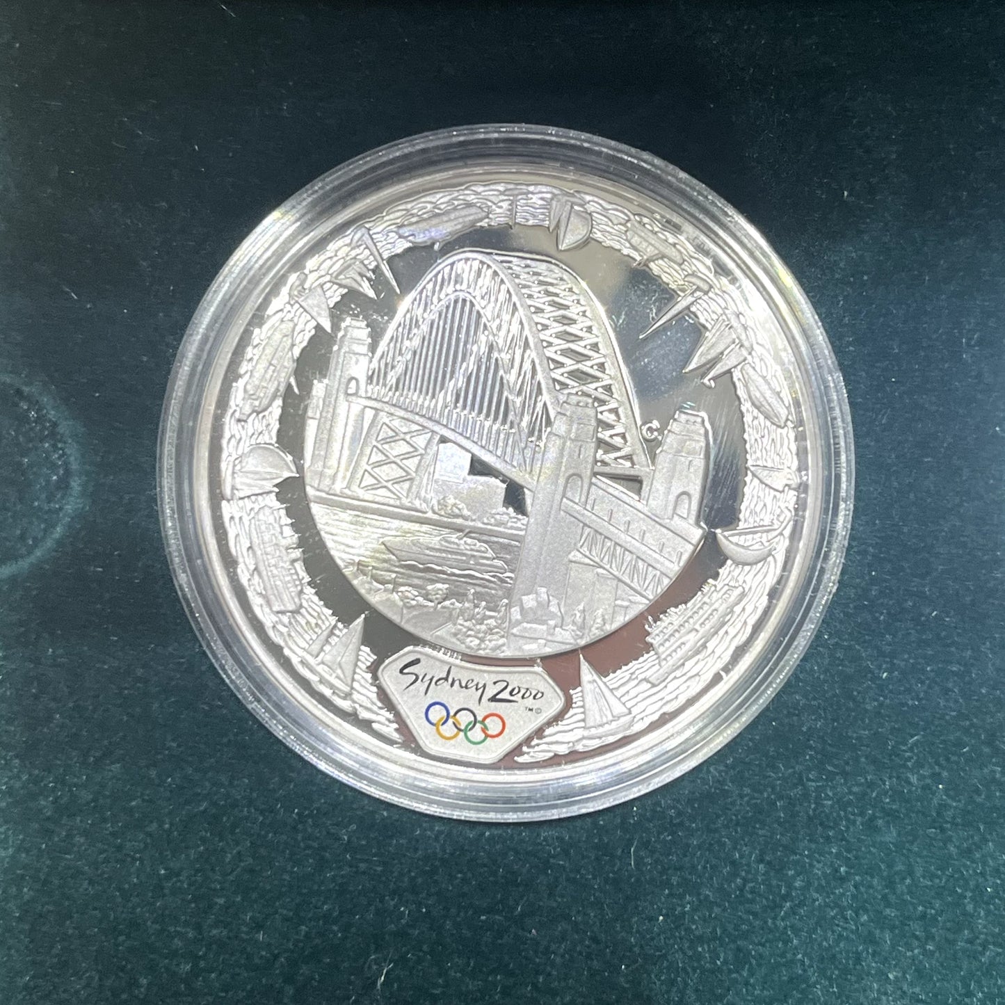 2000 Silver Five Dollar $5 Coin Set - Olympics 'Host City' - RAM Case Proof