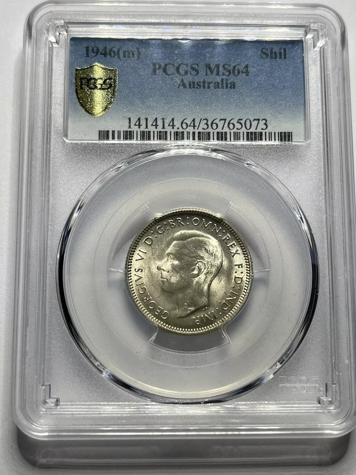 1946m Shilling Coin - PCGS MS64
