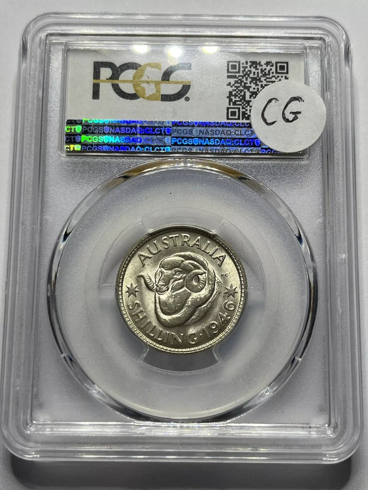 1946m Shilling Coin - PCGS MS64