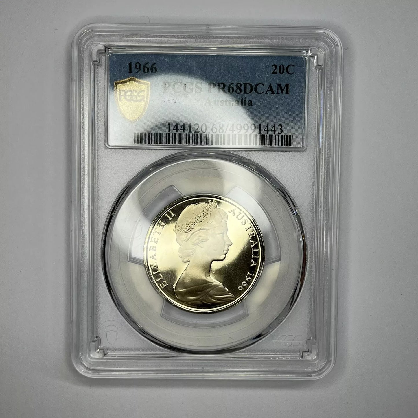 1966 Twenty Cent Coin - PCGS PR68