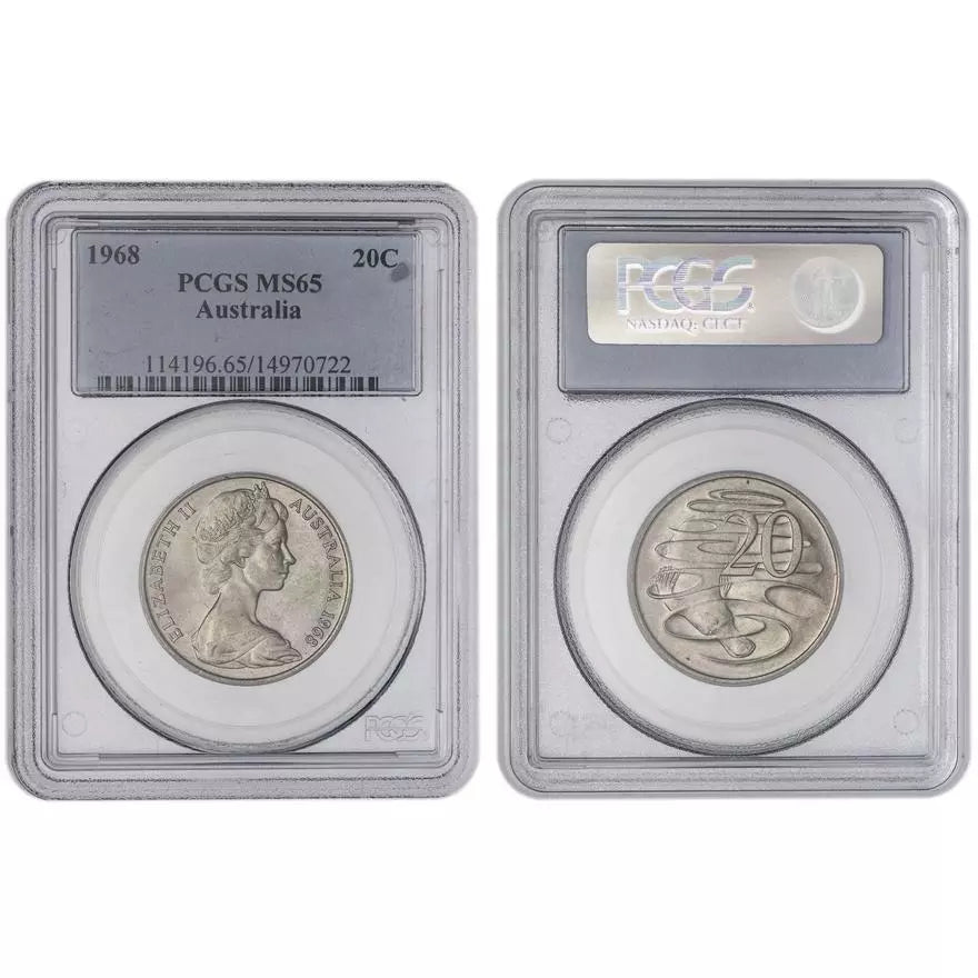 1968 Twenty Cent Coin - PCGS MS65