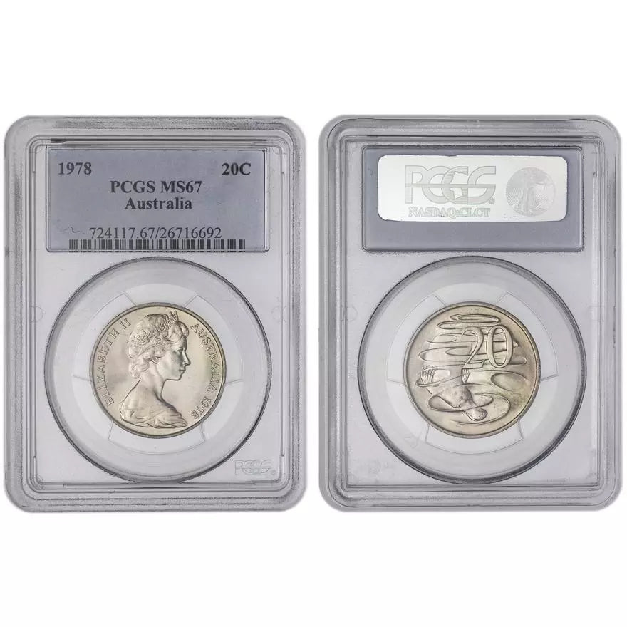 1978 Twenty Cent Coin - PCGS MS67