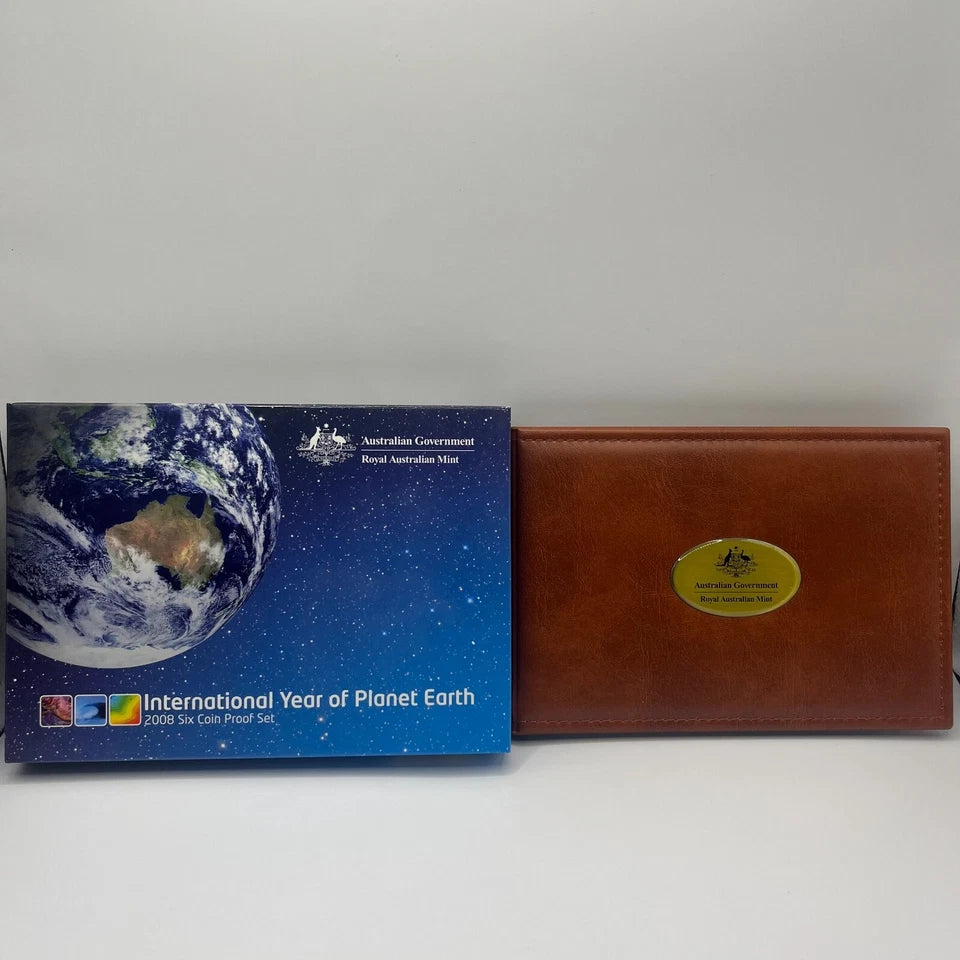 2008 Mint Proof Coin Set - Planet Earth - 6 Coins Elizabeth II in RAM Case