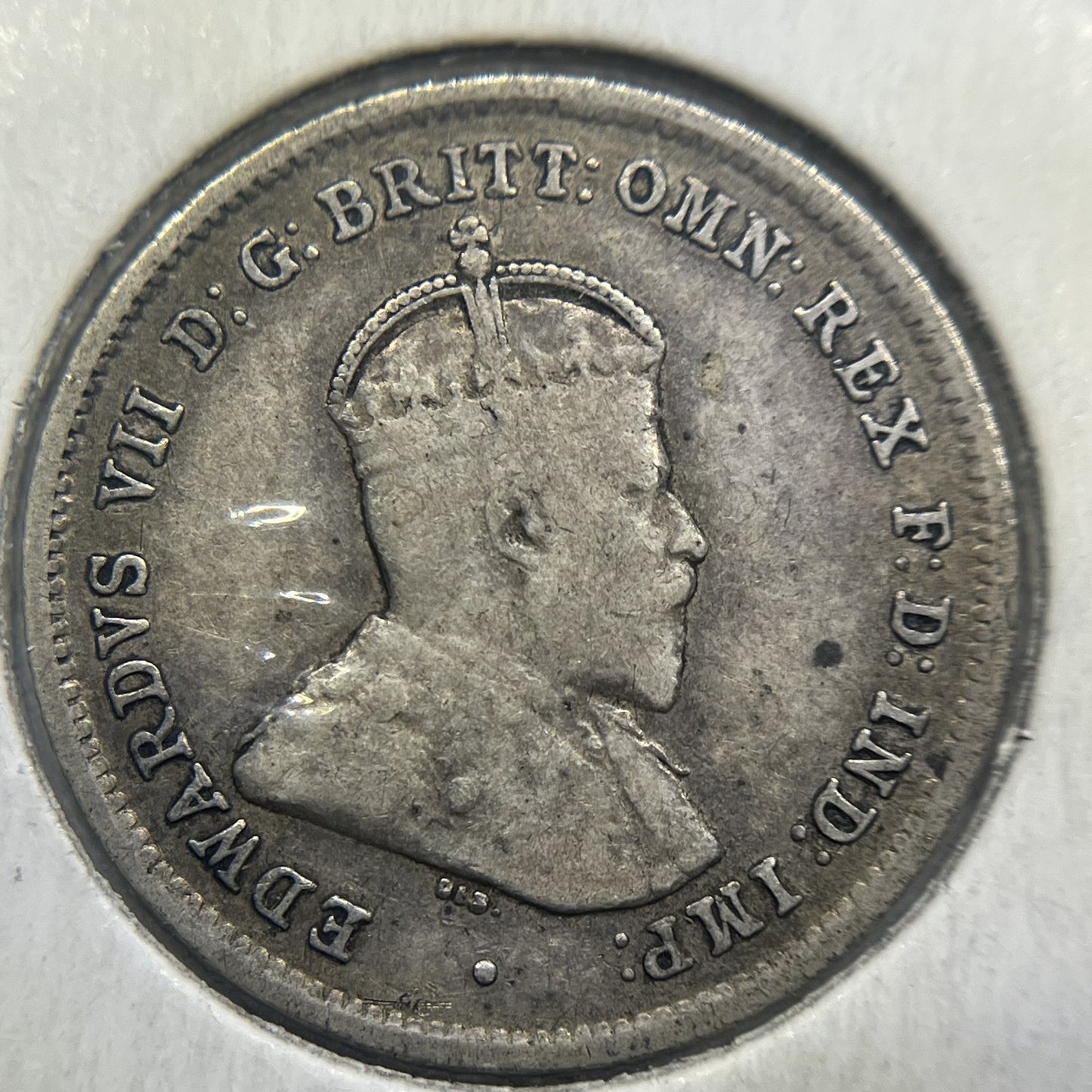 1910 Sixpence Coin - Very Fine - Edward VII Silver Predecimal