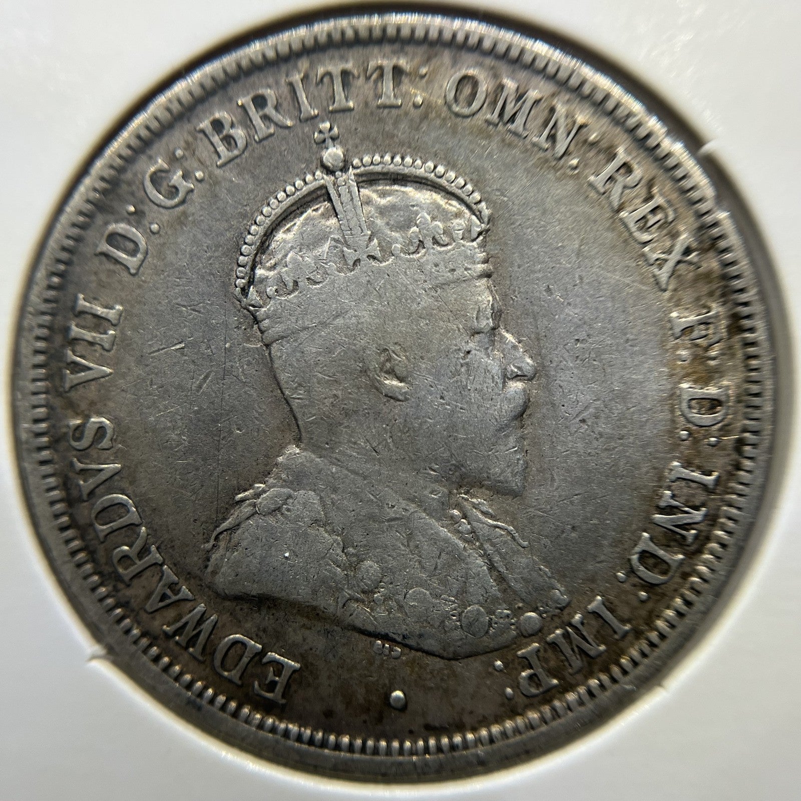 1910 Florin Coin - Very Fine - CV$325 Edward VII Silver Predecimal First Year