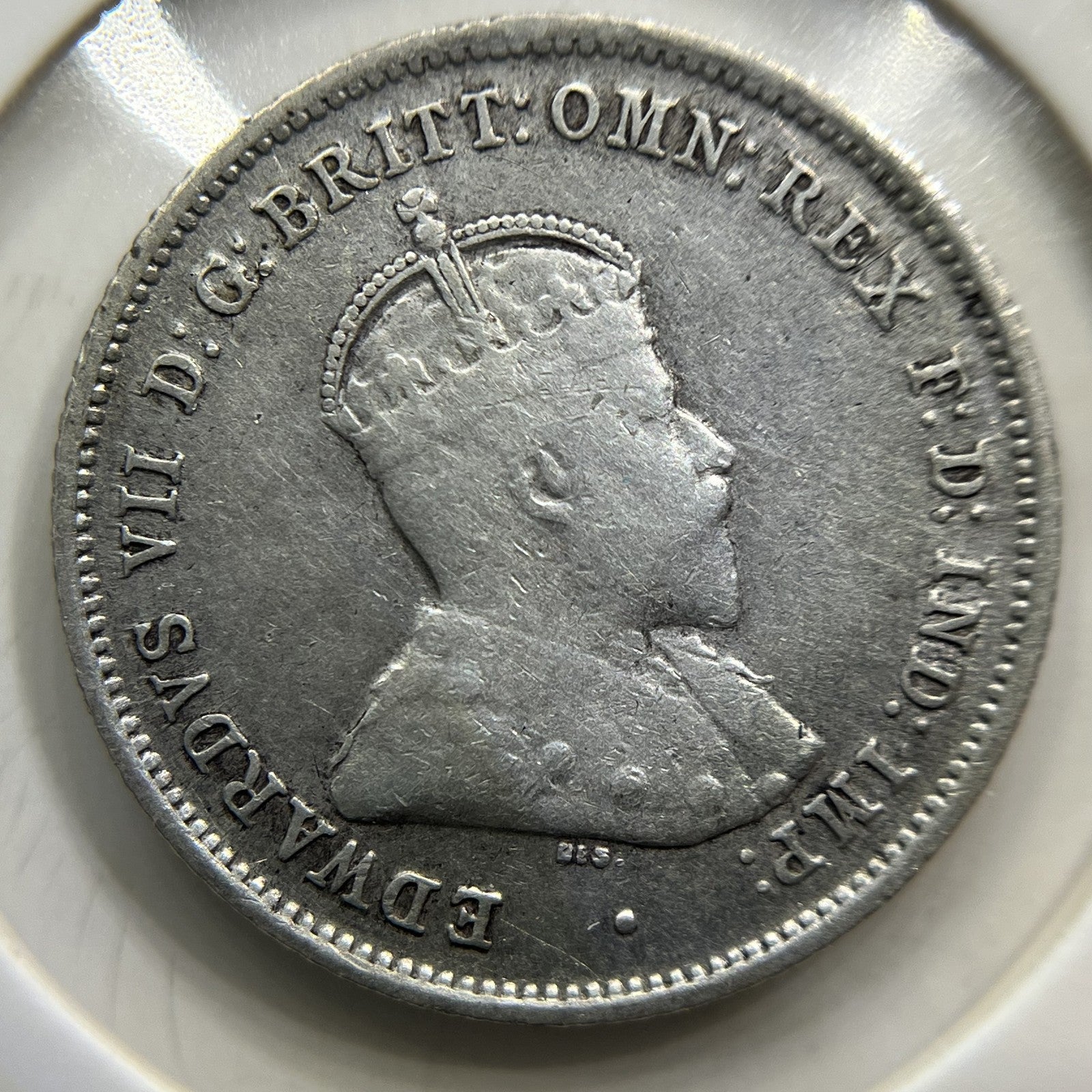 1910 Sixpence Coin - Very Fine - Silver Edward VII