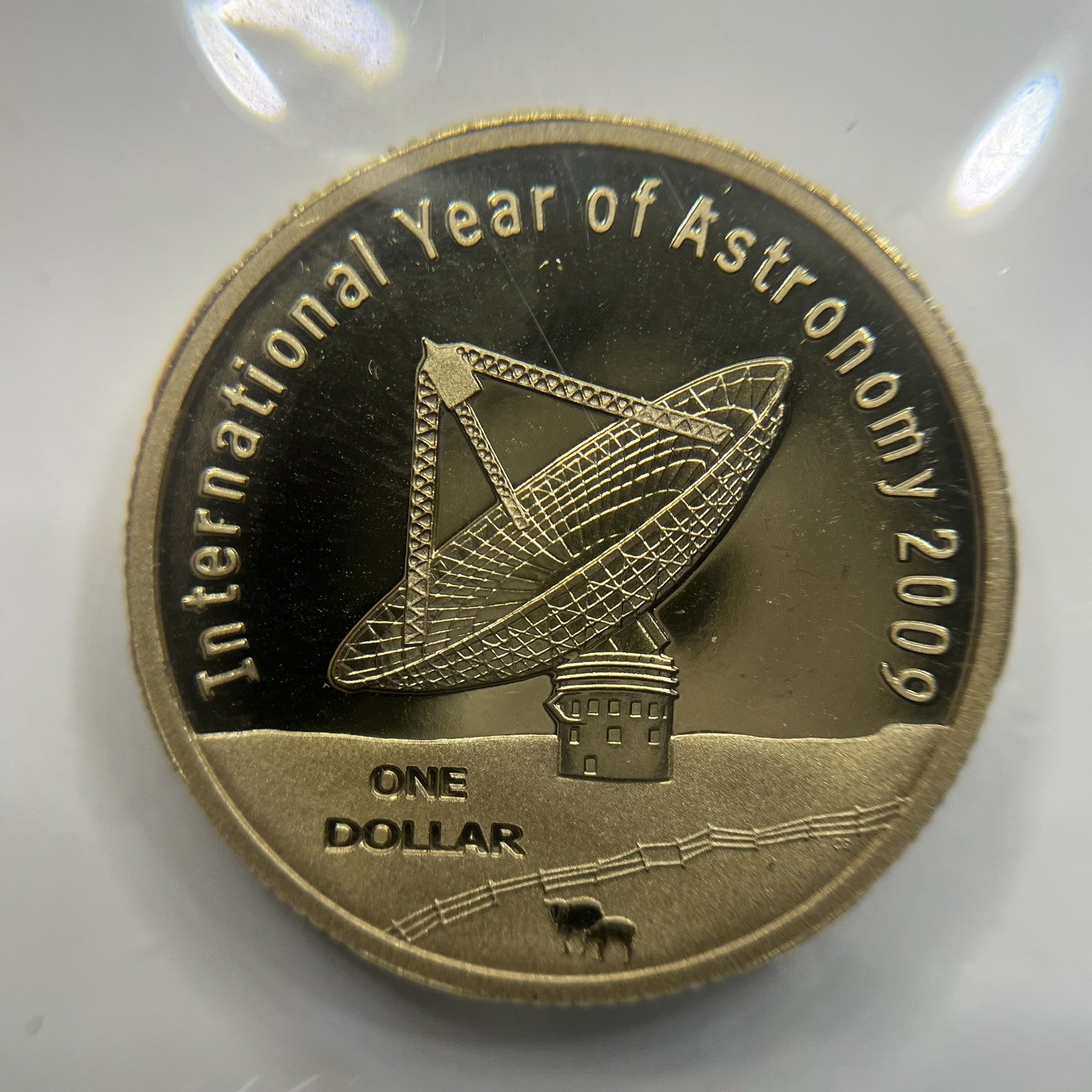 2009 One Dollar $1 Coin - Year of Astronomy - Elizabeth II Ex Proof Set