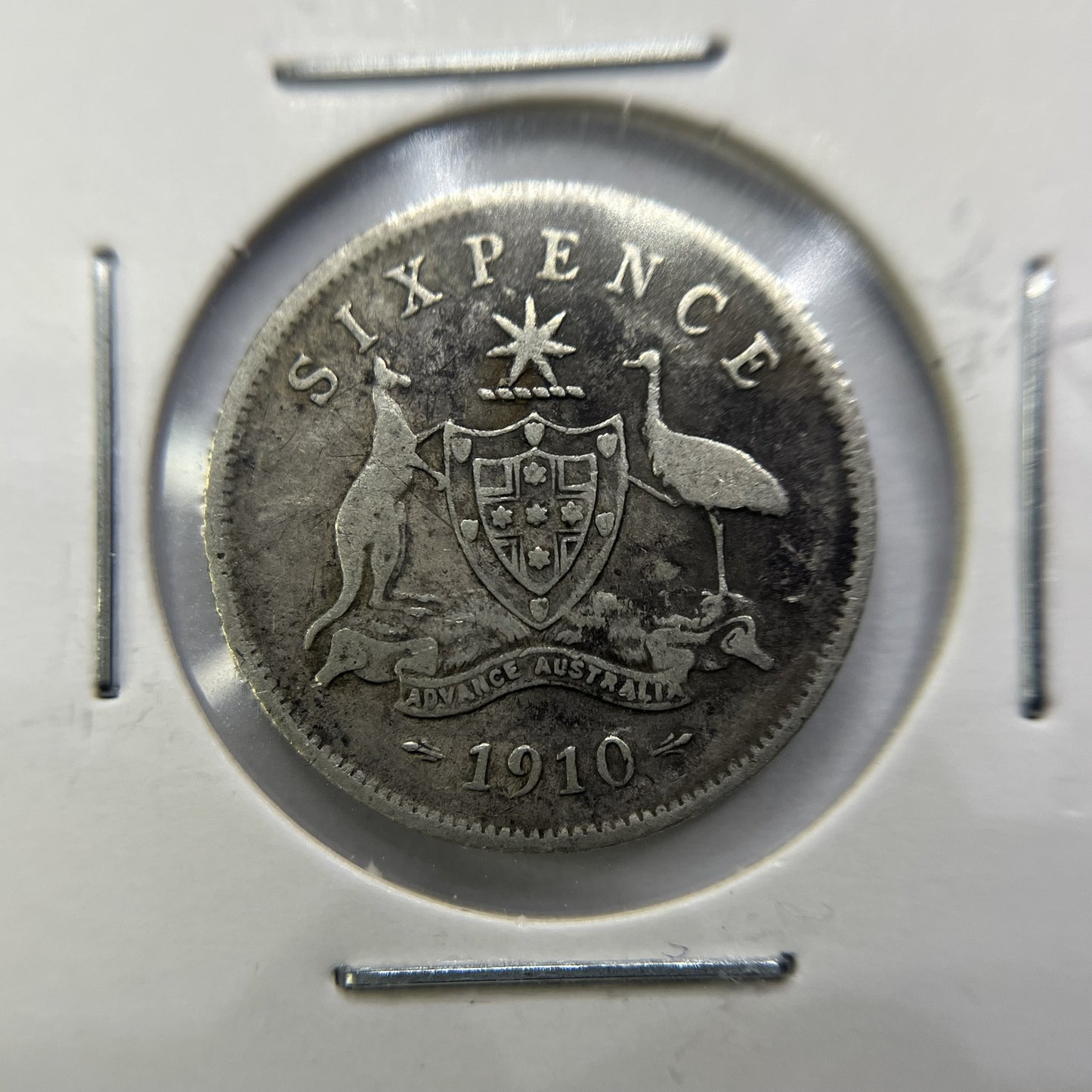 1910 Sixpence Coin - Very Fine - Edward VII Silver Predecimal