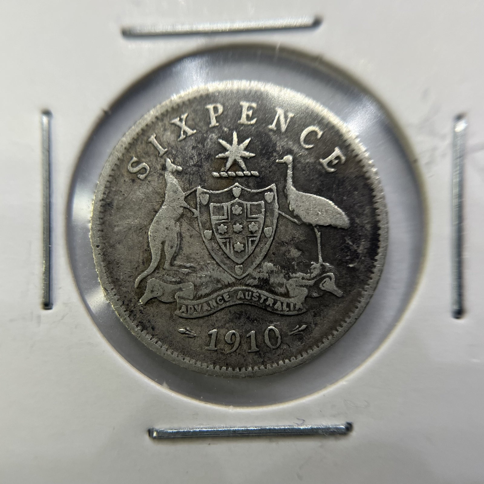 1910 Sixpence Coin - Very Fine - Edward VII Silver Predecimal