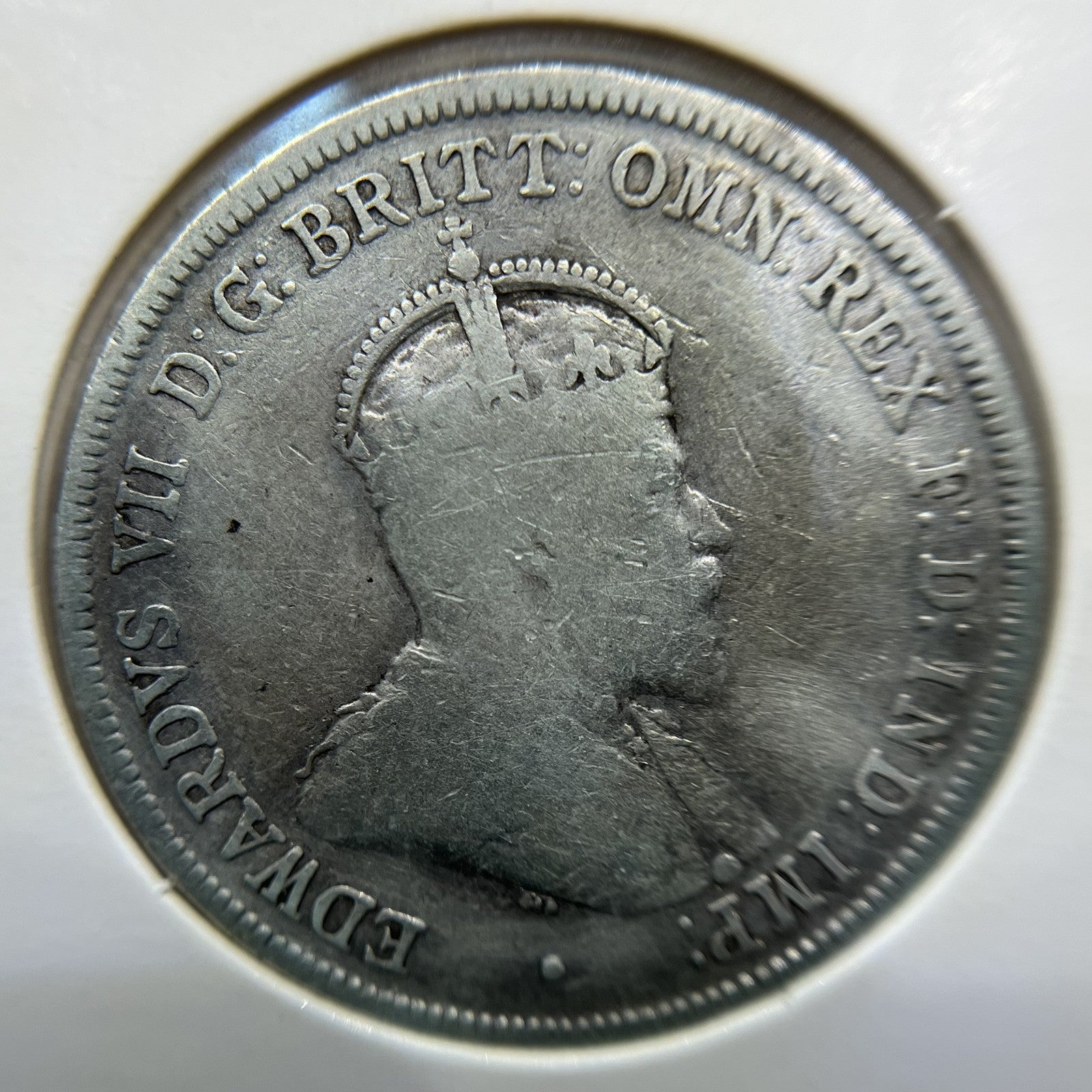 1910 Florin Coin - Very Good or Better - Edward VII Silver Predecimal First Year