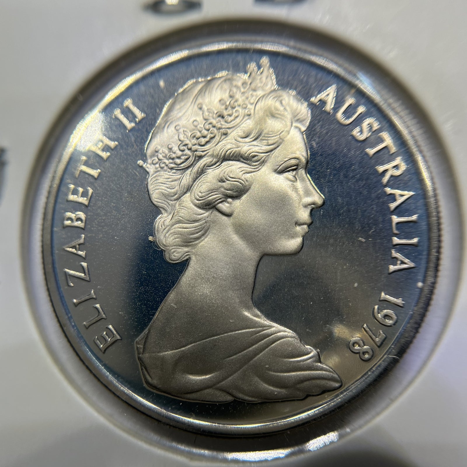 1978 Twenty 20 Cent Coin - Ex Proof Set - Elizabeth II in 2x2
