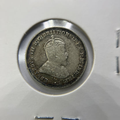 1910 Sixpence Coin - gVF / aExtremely Fine - Edward VII Silver Predecimal