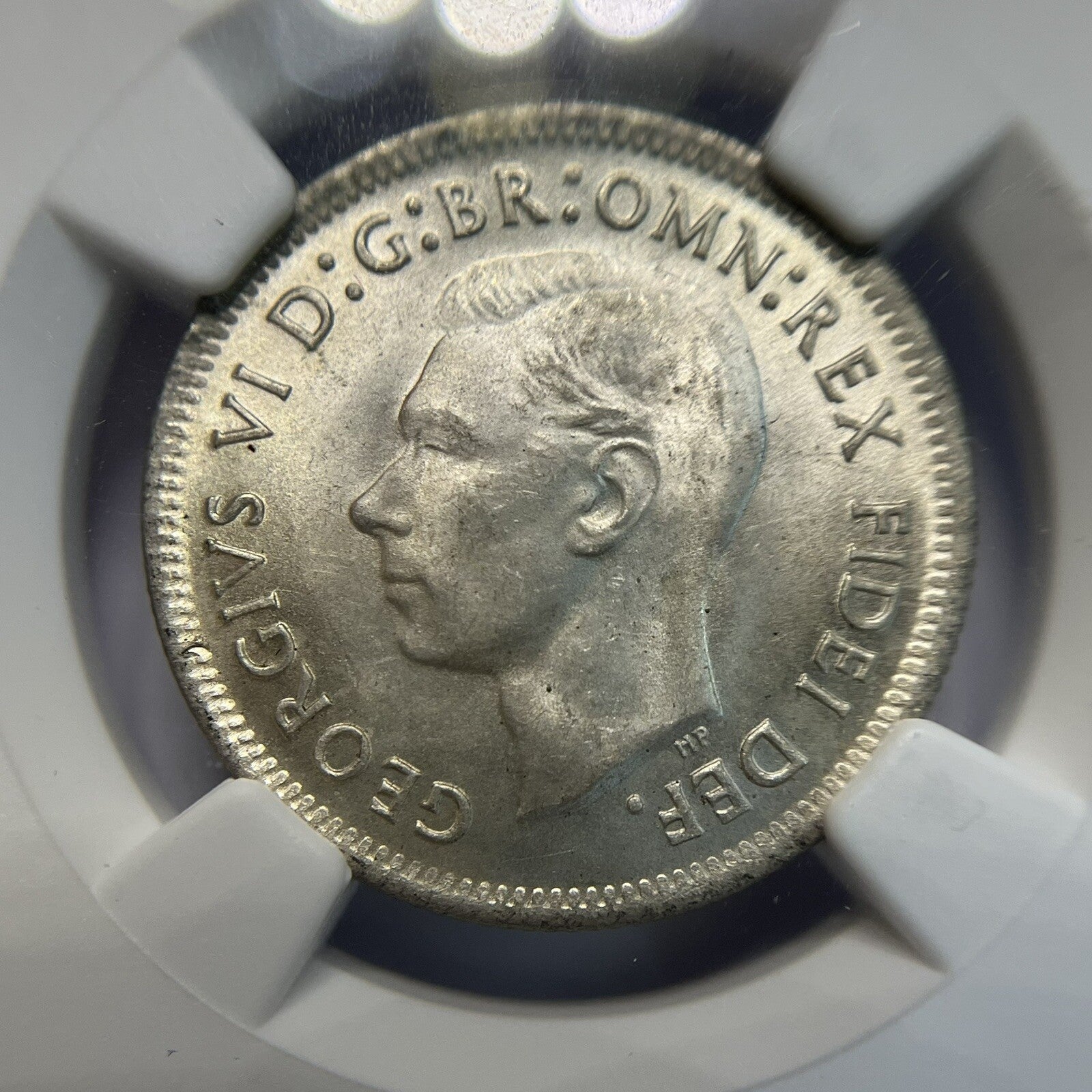 1952 Australian Shilling Coin - NGC MS65 - Choice Uncirculated George VI