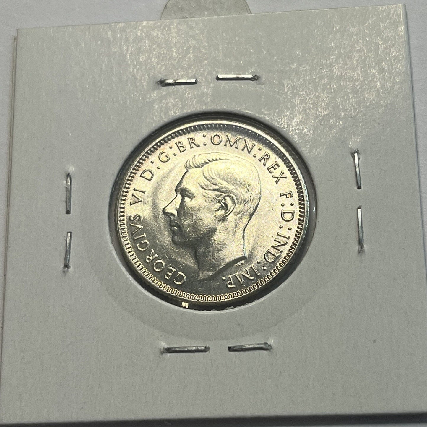 1943 s Shilling Coin - Choice Uncirculated - George VI Silver Predecimal