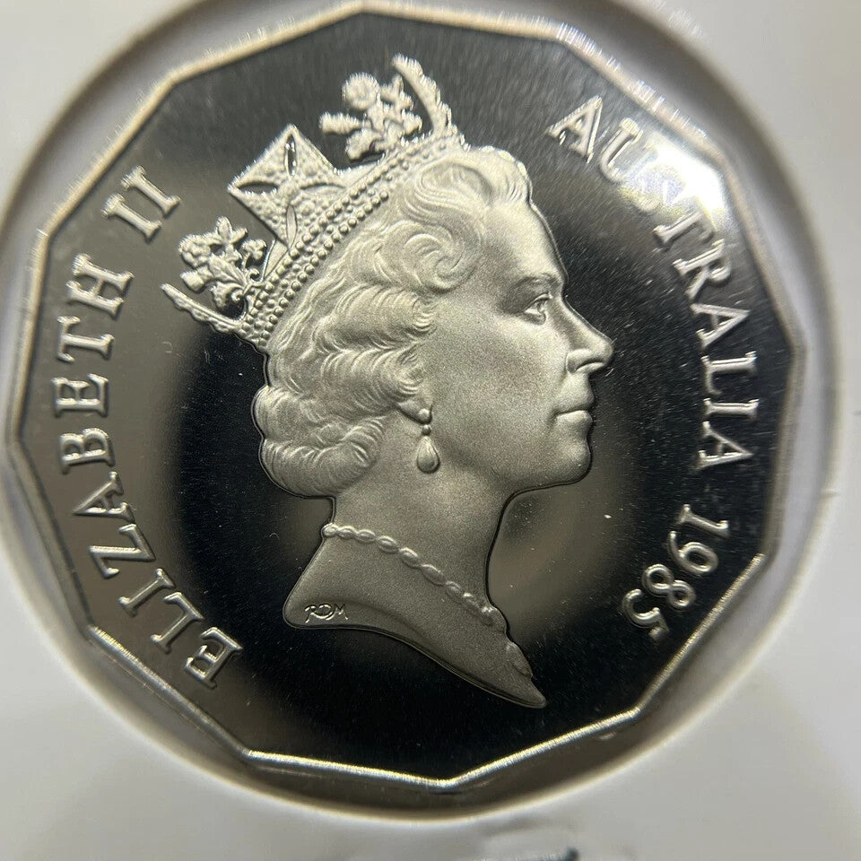 1985 Fifty 50 Cent Coin - Ex Proof Set - Elizabeth II Australia
