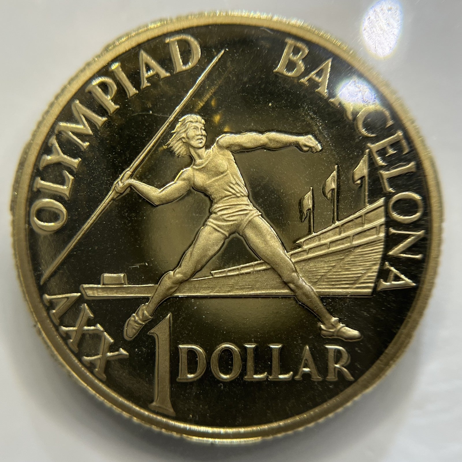 1992 One Dollar $1 Coin - Olympiad - Scarce Elizabeth II Ex Proof Set