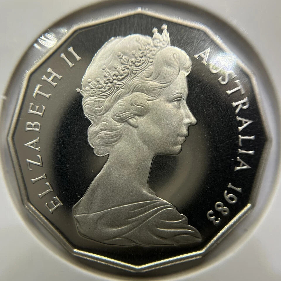 1983 Fifty 50 Cent Coin - Ex Proof Set - Elizabeth II Australia