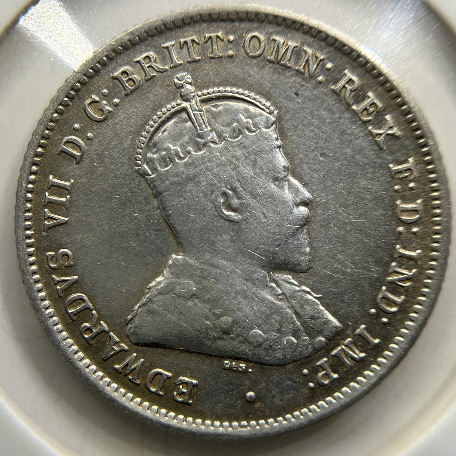 1910 Sixpence Coin - good Very Fine - Silver Edward VII