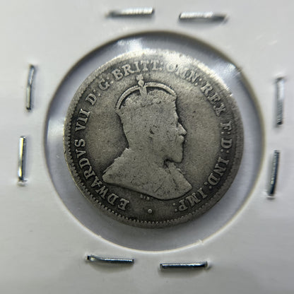 1910 Sixpence Coin - Very Fine - Edward VII Silver Predecimal