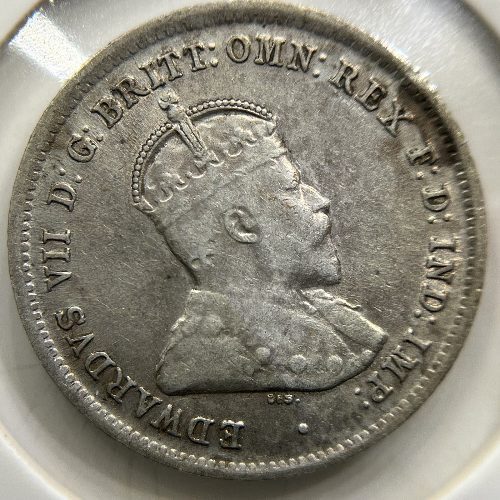 1910 Sixpence Coin - good Very Fine - Silver Edward VII