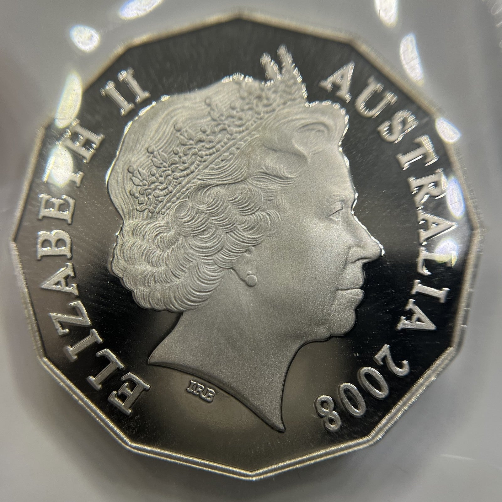 2008 Fifty 50 Cent Coin - Ex Proof Set - Elizabeth II