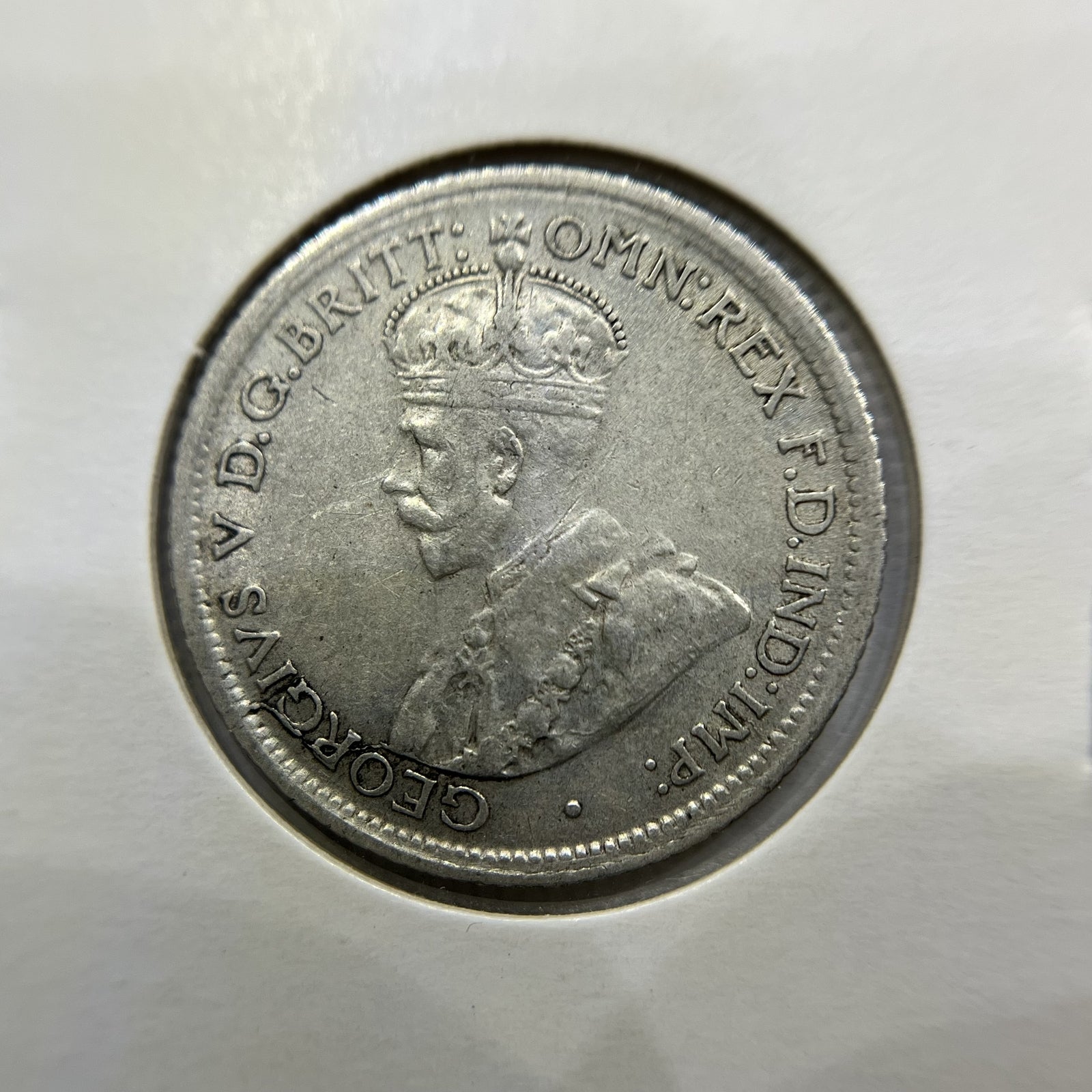 1923 Sixpence Coin - good Very Fine - George V Silver Predecimal